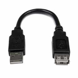 STARTECH.COM 15CM USB2.0 EXT ADAPTER CABLE A TO A M/F  USBEXTAA6IN