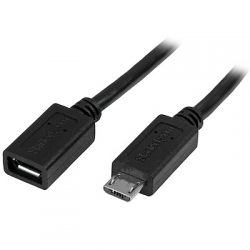 STARTECH.COM 0.5M / 20IN MICRO-USB EXTENSION CABLE - M/F LIFETIME WARR USBUBEXT50CM