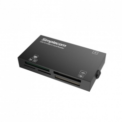 Simplecom CR216 USB 2.0 All in One Memory Card Reader 6 Slot for MS M2 CF XD Micro SD HC SDXC Black (CR216-BLACK)