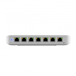 Ubiquiti USW-ULTRA-60WUltra 60W, Compact 8-port Layer 2 GbE PoE Switch, Versatile Mounting, 7 GbE PoE+ Output ports, 1 GbE Port, Includes PSU