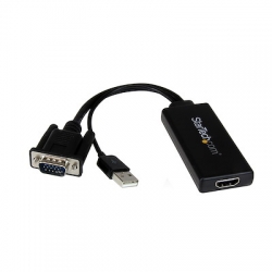 STARTECH.COM VGA TO HDMI ADAPTER, USB POWER, 2YR (VGA2HDU)
