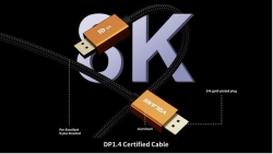 VOLANS VL-DD81DisplayPort Cable: Ultra 8K DP to DP Cable V1.4 (1M)