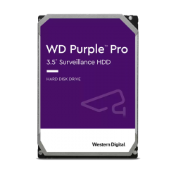 WD Purple Pro 10TB 3.5" Surveillance HDD 7200RPM 256MB SATA3 265MB/s 550TBW 24x7 64 Cameras AV NVR DVR 2.5mil MTBFl WD101PURP