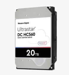 WD Ultrastar 20TB 3.5" Enterprise HDD SATA 512MB 7200RPM 512E TCG P3 DC HC560 24x7 Server 2.5mil hrs MTBF (WUH722020ALE6L4) 0F38755