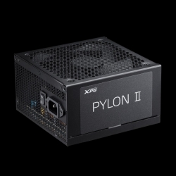 XPG PYLONII650B-BKCAUATX PSU: XPG PYLON II 650W80Plus Bronze, ATX 3.1 Compatible, 135mm Fan, 5-Year Warranty, 2x CPU (4+4 Pin), 2x PCIE (6+2 Pin), 1x 12VHPWR (16-Pin), 6x SATA, 2x Moldex