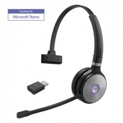 Yealink (WH62-Mono-P-Teams) Microsoft Teams DECT Mono Wireless Portable Headset