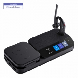 Yealink (BH71-WS) Bluetooth Wireless Mono Headset, Workstation, Mobile/PC/Deskphone, MS, USB-A