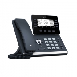 Yealink (SIP-T53W) 12 Line IP phone, 3.7" LCD, Dual Gigabit Port, 8 x line key, 1 x USB Port, WiFi/BT
