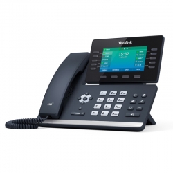 Yealink (SIP-T54W) 16 Line IP phone, 4.3" Color LCD, Dual Gigabit Port, 10 x line key, 1 x USB Port, WiFi/BT