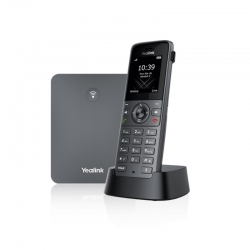 Yealink (W73P) Wireless DECT Solution, including 1 x W70B Base Station and 1 x W73H Handset