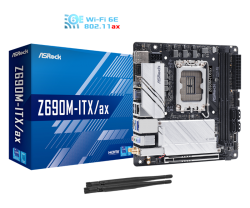 ASRock Z690M-ITX/ax Desktop Motherboard - Intel Chipset - Socket LGA-1700 - Intel Optane Memory Ready
