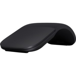 Microsoft Surface Arc Mouse - Bluetooth - USB - BlueTrack - 2 Button(s) - Black - Wireless - 1000 Dpi - Scroll Plane - Symmetrical FHD-00020