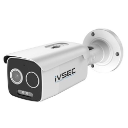 Ivsec Thermal Bullet Ip Camera , 5MP, 3.2MM Fixed Lens, 25FPS, Bi-Spectrum, Adv Det IVNC630ADX