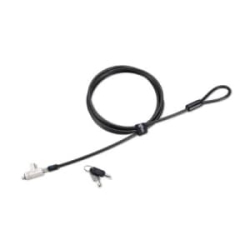 Kensington Slim N17 2.0 Keyed Laptop Lock For Wedge-Shaped Slots & Dell Notebooks - Standard Keyed K60500WW