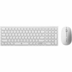 Echelon Compact USB-C Rechargeable Bluetooth Keyboard Mouse For Mac White, Us ASKBT2MCWH