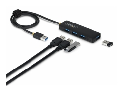 Startech 4-Port USB-A Hub, 5GBPS, Bus Powered, Small Travel Mini Hub, 2 Yr H5A4A-USB-HUB-2