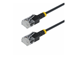 Startech.Com 80CM Black Ultra Slim CAT6A Ethernet Cable, RJ45, Utp, Ltw N6APATUTP34BKS80CM