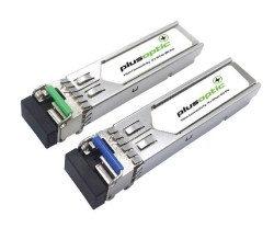 Plusoptic 1.25G, BiDi Sfp, TX1310nm / RX1550nm, 10KM Transceiver, Lc Connector For Smf With Dom BISFP-U1-10-PLU