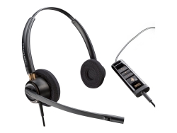 HP Poly Encorepro EP525 Uc Stereo Corded Headset, USB-A & C 783R3AA