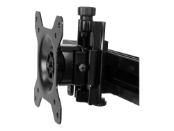 Startech.Com Dual Monitor Stand, Up To 24", Horizontal, H/Adj, Vesa, Black, 5YR ARMBARDUO