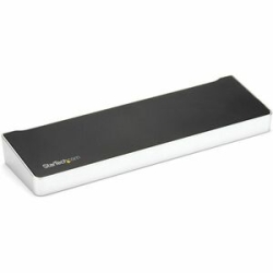 StarTech.com 4K Usb-c Dock, Triple UHD 4K Monitor Docking Station, Mac & Windows, Hdmi & DisplayPort, 60W Pd, 5x USB 5Gbps Hub, Taa - Usb-c Dock 3 Video Outputs, 60W Pd - 4x Usb-a, 1x Usb-c 5Gbps, Nic, Headset, K-Slot - Triple Monitor On Base M-Series Ma