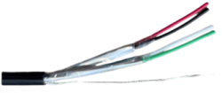 2 Pair 7/0.25mm² Individual Screened Gel Filled Data Cable | 300m Black 007.003.0061