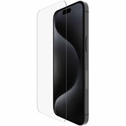 Belkin ScreenForce UltraGlass 2 9H Tempered Glass Screen Protector For IPhone 15 Pro Max - For LCD IPhone 15 Pro Max - Anti-microbial - Impact Resistant, Scrape Resistant, Crack Resistant, Smudge Resistant, Heat Resistant 66519