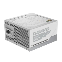Gigabyte Gaming 850GM PG5 Ice 850W 80+ Gold Atx 3.1 Psu PCIe5 16pin Fm 135mm Fan 2xEPS 4xPCIe 8xSATA Ovp Opp Scp Uvp Ocp Otp 90eff 100k Mtbf GP-GME850GM PG5 ICE/PSU