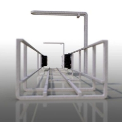 Oe Elsafe Prodigy 750 Mm Single Tier Cable Management Basket White 013.294.8000