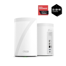 TP-Link Deco BE68 BE14000 Tri-Band Whole Home Mesh Wi-Fi 7 System (1-pack) 688 Mbps At 2.4 GHz + 4324 Mbps At 5 GHz + 8647 Mbps At 6 GHz Deco BE68(1-pack)