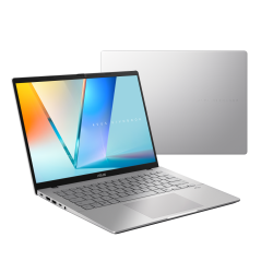Vivobook S14 - 14" Oled 60Hz Nt / Intel Core U7-355 (8C) / DDR5 32GB / 512GB SSD / Int / Cool Silver / Win 11 Home / 1YR 90NB1761-M00720
