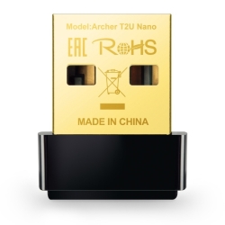 Tp-Link Archer AC600 Wi-Fi Dual-Band Nano USB Adapter, 3YR ARCHER T2U NANO