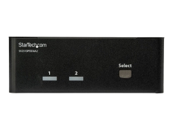 Startech 2 Port Dual Displayport Kvm Switch, 4K(60HZ), USB, Hotkey, 2YR SV231DPDDUA2