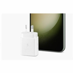 Samsung 25 W Ac Adapter - Universal Adapter - For Workstation - 120 V Ac, 230 V Ac Input - 5 V Dc, 9 V Dc, 3.3 V Dc Output - 3 A - White EP-T2510NWEGAU