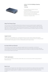 Switch: 8-Port Gigabit Desktop Switch V3.0 TL-SG108