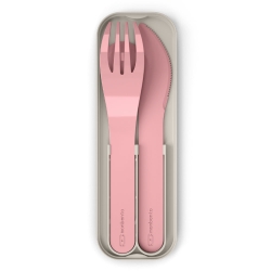Monbento Mb Pocket Plastic Cutlery Set - Colour Pink Blush MO-24050029