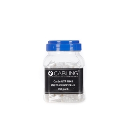4Cabling CAT5e Utp RJ45 Insta Crimp Plug 100 Pack 005.002.0040