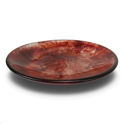 Urban Attitude Shay Extra Large Bowl Height 6cm Lowest 12cm Highest By Width 52.5cm X 60cm - Berry Red UT260502-BR