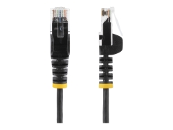 Startech.Com 0.5M CAT6 Cable, RJ45 Patch Cord, Snagless, Slim, Lszh, Black, Ltw N6PAT50CMBKS