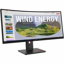 ThinkVision T34Wd-40 34inch Wqhd Monitor VA 3440x1440 21:9 1500R Curvature Anti-Glare DP Hdmi Usb-c 4x USB 3.2 Gen 1 Usb-c Power Delivery Up To 75W Tilt Swivel Height Adjustable Cables Included 3Y 64AEGAR1AU