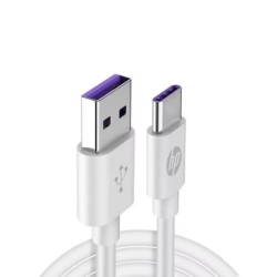 HP Dhc-Tc100 USB-A To USB-C Cable, Charge And Sync, 1M, White ACBHPDHCTC100