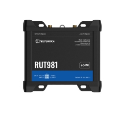 Teltonika RUT981 GLOBAL 4G ROUTER, Telit Cat 4 Modem, 4 x Ethernet Ports, DUAL SIM & eSIM, 2 x RJ45 Ports, PSU included RUT981000400