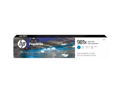 HP 981X Cyan Original Pagewide Cartridge L0R09A