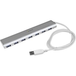 7 Port Compact USB 3.0 Hub - Aluminum ST73007UA