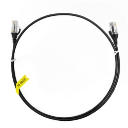 4m CAT6 Ultra Thin Lszh Ethernet Network Cable | 10 Pack Black 004.004.2018.10PACK