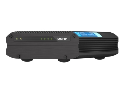 Qnap 4-Bay Nas(No Disk) Atom Qc 3.0GHz, 8GB, 10GbE RJ45(2), HDMI(1), USB 3.2(4), 3YR Wty TS-I410X-8G