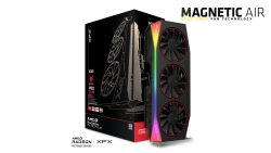 Xfx Mercury AMD Radeon Rx 9070XT OC Magnetic Air Edition With Rgb 16GB GDDR6, Hdmi 3xDP, AMD Rdna™ 4 (97TMARGB9) RX-97TMARGB9