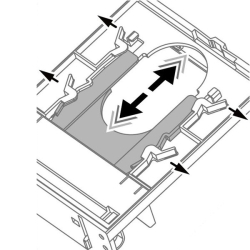 5.25” Bay Internal Housing For 1 X 3.5” Or 2 X 2.5” Hdd ACCEZC525HDD352
