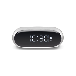 Lexon Minut Mini Alarm Clock - Alu Polish LD-LR154AP