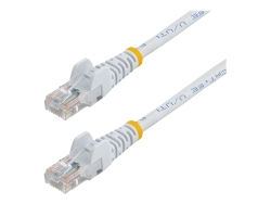 Startech.Com CAT5E Patch Cable With Snagless RJ45 Connectors - 3M, White 45PAT3MWH
